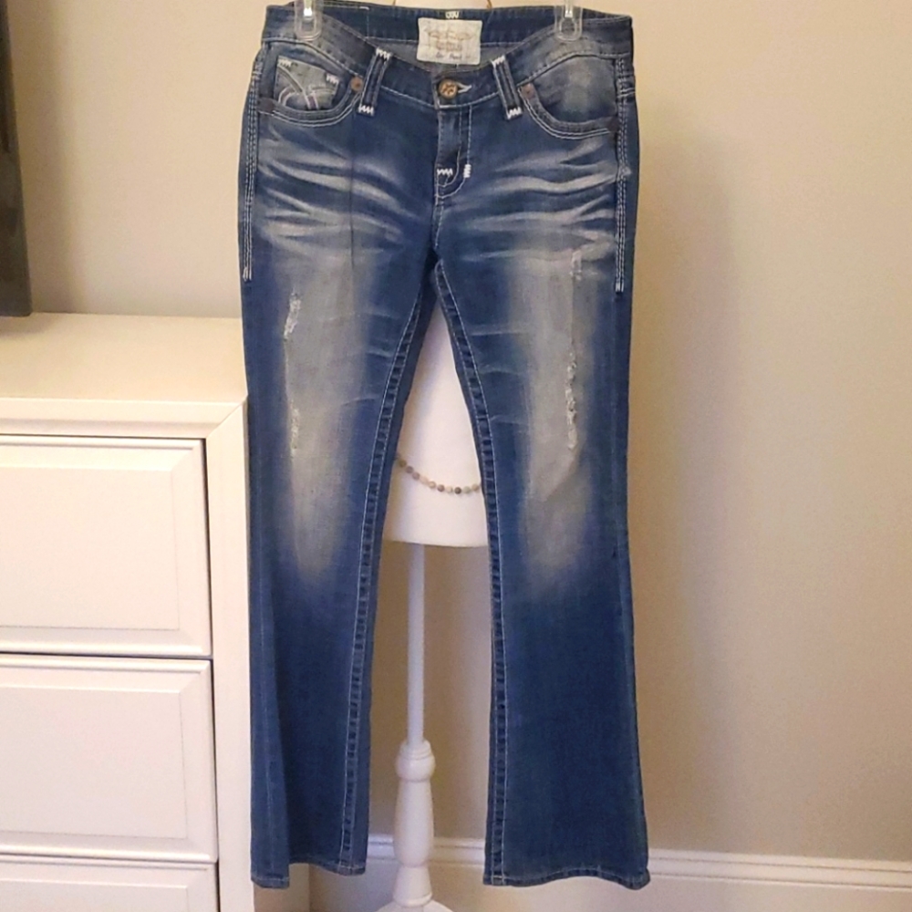 Big Star Legendary blue jeans with rhinestones